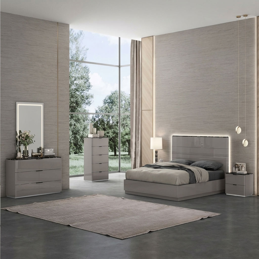 Rivano Astra Noir Bedroom Set