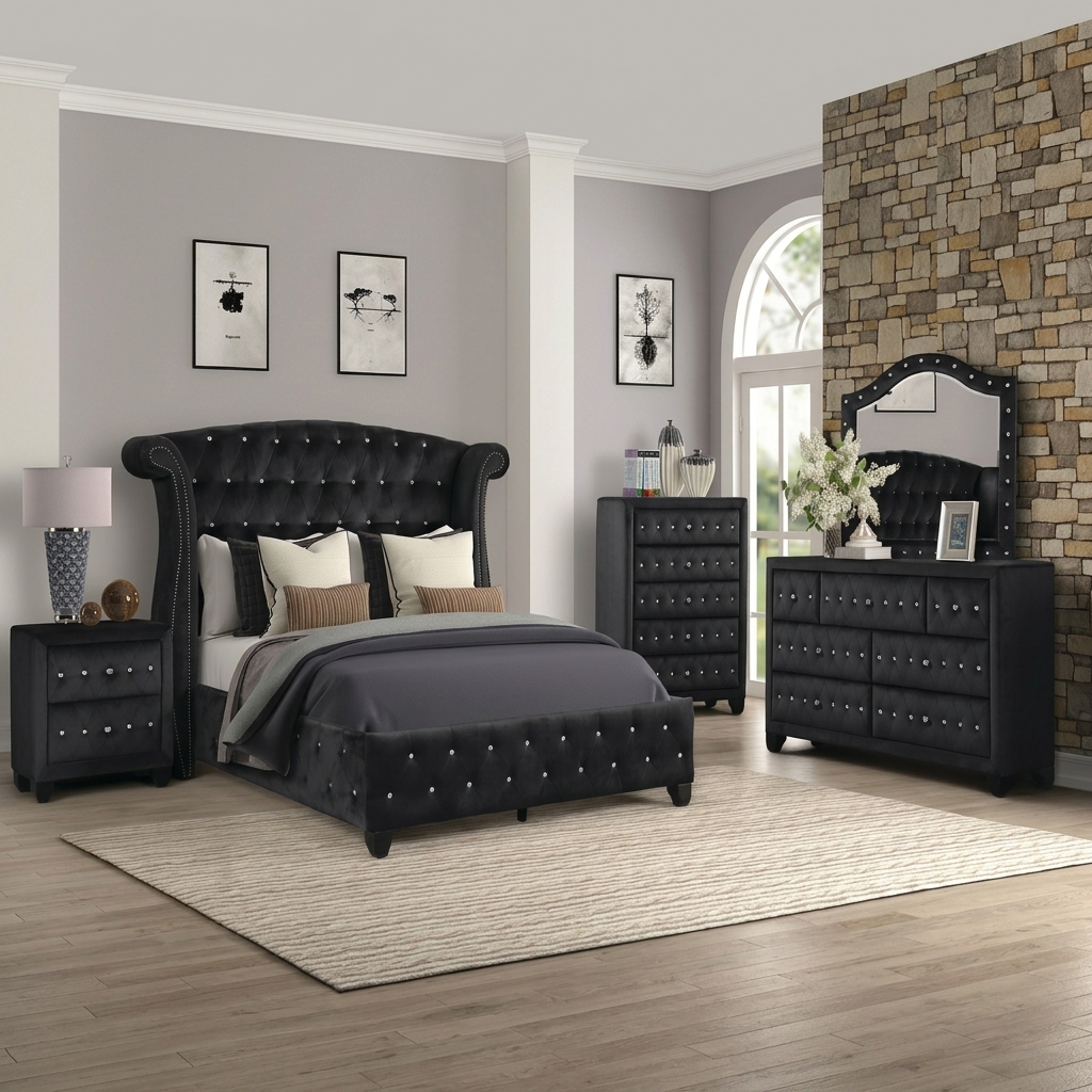 Rivano Luminous Bedroom Set