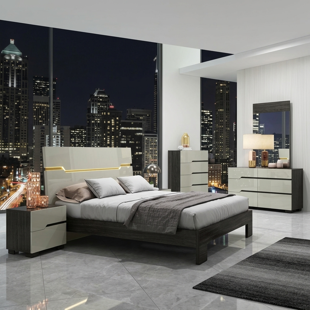 Rivano Skyline Edge Bedroom Set